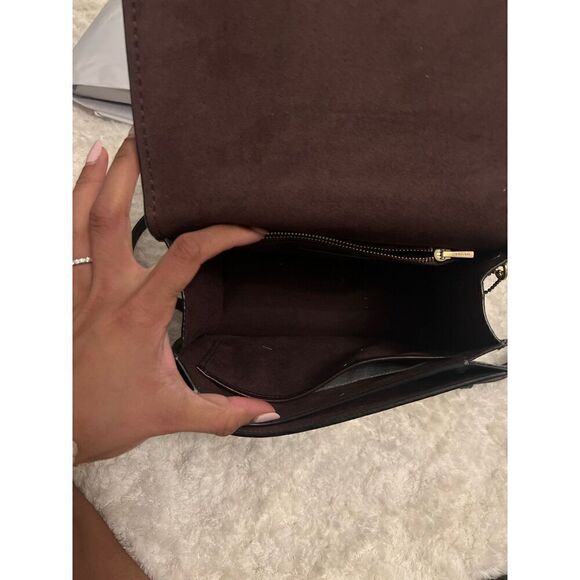 NWOT COACH Black Top Handle Metallic Butterfly Charm Crossbody Bag - Picture 3 of 6